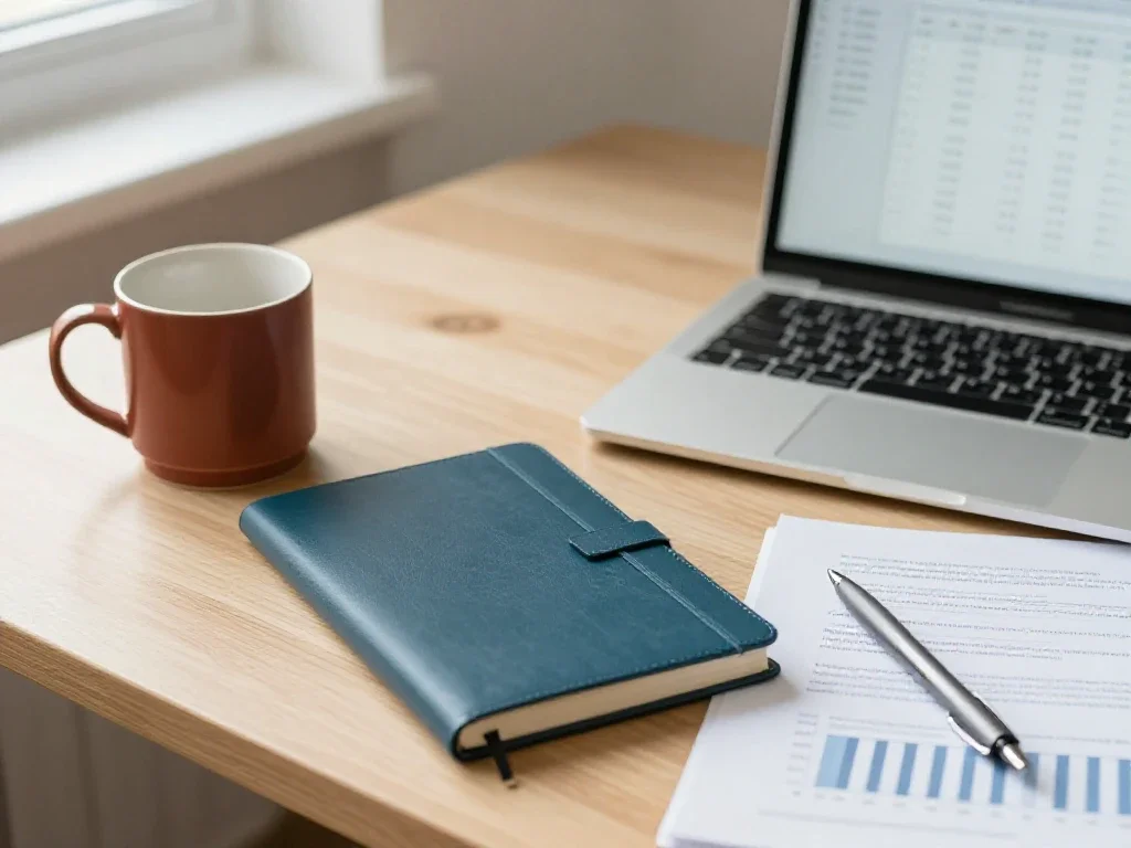 Escritorio con informes y gráficos que permiten analizar datos para tomar decisiones empresariales con criterio.